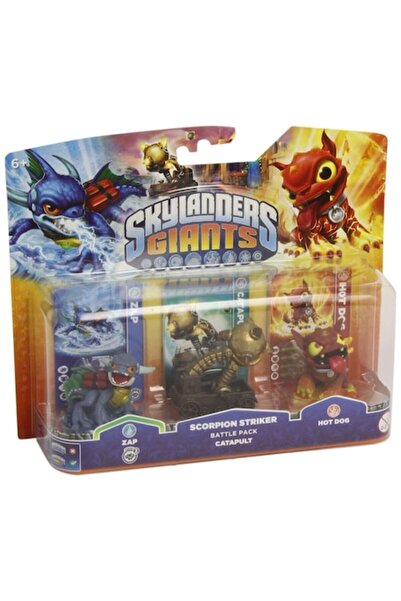 Skylanders Giants Figure Set - Scorpion Striker Battle Pack (Zap, Catapult, Hot Dog)