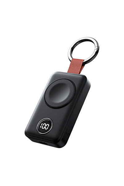 Joyroom Portable wireless charger for smartwatch JR-WQW01 2000mAh (black)