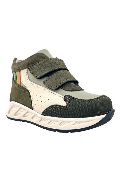 Nubebe Montaña Boys' Leather Boots Khaki