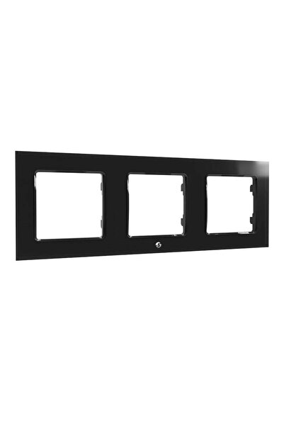 Shelly Triple frame switch (black)
