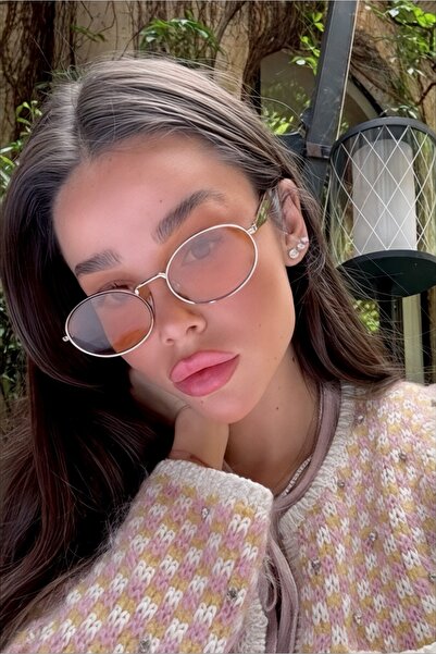 COOLANDBETTER Astor Retro Oval Metal Sunglasses – Gold Frame |   Uv400 Protection Lens