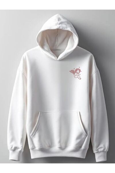 Sebesta Fashion سترة رياضية بغطاء للرأس من القطن المطبوع بثلاث خيوط للموسم ال...