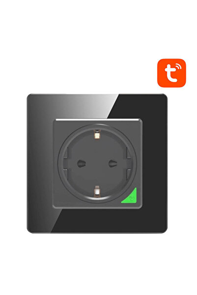 Avatto N-WOT10-EU-B TUYA WiFi Wall Socket (Black)