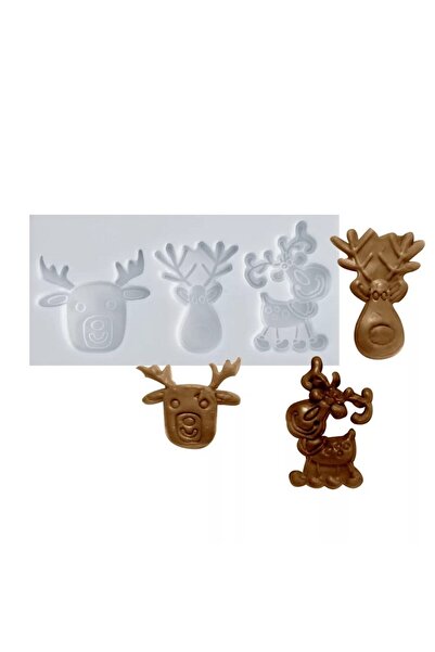 Dharst Silicone mold - Santa's reindeer - T13216