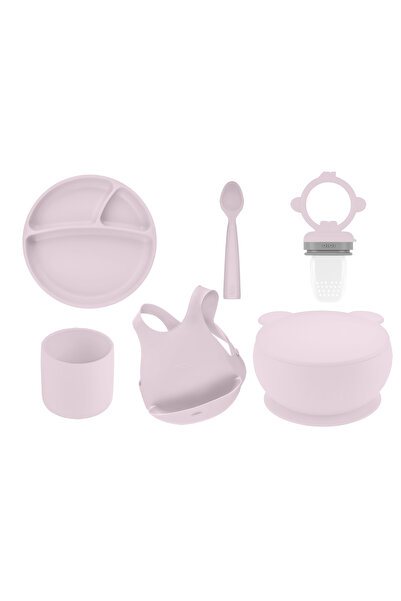 OiOi 6 Piece Misty Lilac Nutrition Set