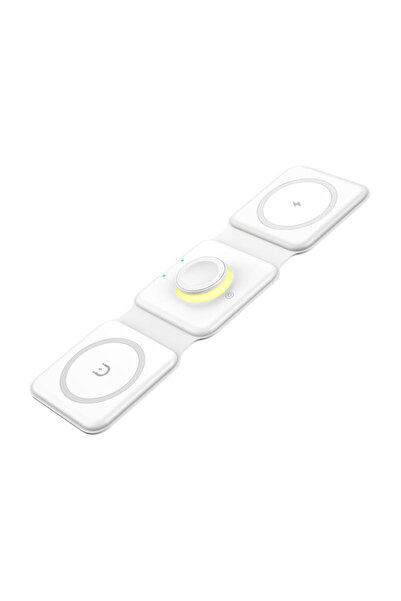 essager Magnetic wireless charger, Essager, EWXCX3-NMC02, 3w1, 15W (white)