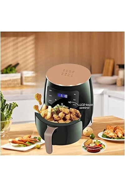 Generic Electric Digital Air Fryer 8L Silver Crest - Digital Touch, Multifunction