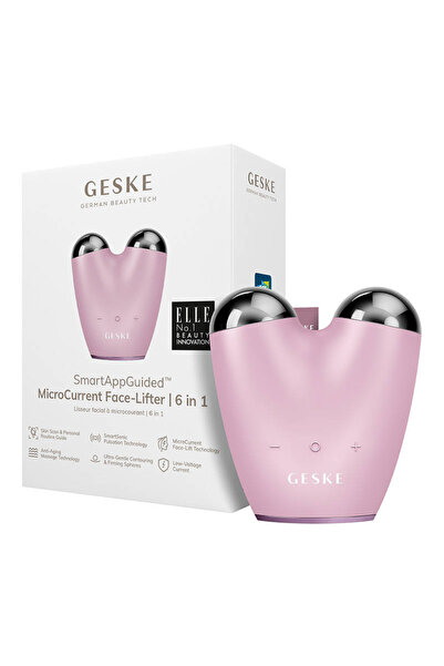 Geske MicroCurrent Face-Lifter 6 in 1 with APP (pink)