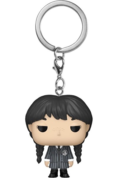 Funko Pop! Keychain - Wednesday Addams (Small Collectible Vinyl, Multicolor)