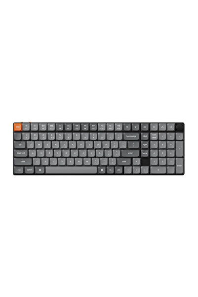 Keychron K17 Max RGB Brown Switch Wireless Low Profile Keyboard (negru) [K17M-H3].