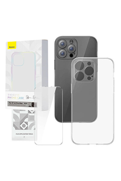 Baseus Kit de protecție Corning carcasă transparentă și sticlă călită pentru ...