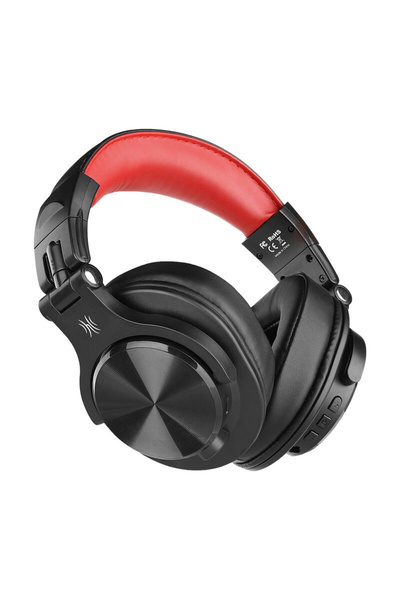 Oneodio Fusion A70 Wireless Headphones (Black and Red)