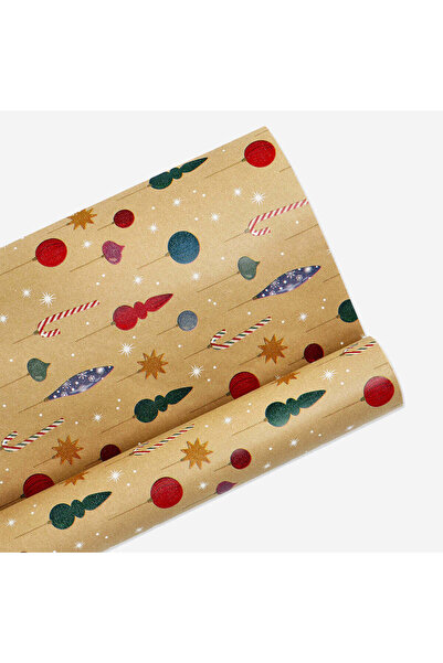Flying Tiger Copenhagen Christmas Themed Large Gift Wrapping Paper