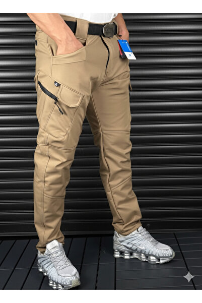 advstore.tr Unısex SoftShell Su dayanıklı ve Rüzgar Geçirmez İçi Polarlı Kışl...