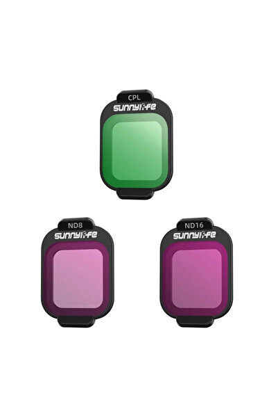 SunnyLife Filtry CPL, ND8, ND16 do DJI Flip