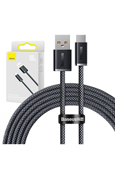Baseus Cablu USB la USB-C Dynamic Series, 100W, 2m (negru)