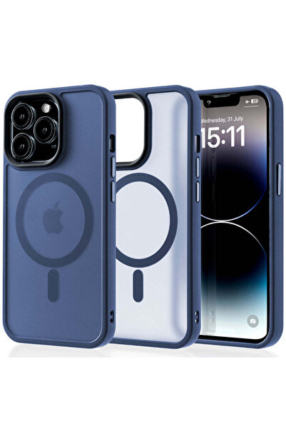 Casey Studios Husa Magsafe iPhone 14 Pro, Incarcare Wireless, Margini Ridicat...