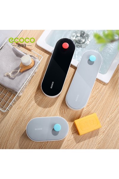 Miecoco موزع صابون صلب ذاتي التفريغ بغطاء ذو قسم واحد لاصق (سعر القطعة)