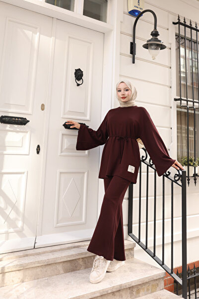 ECESSA FASHİON Butterfly Sleeve Modal Fabric Double Set