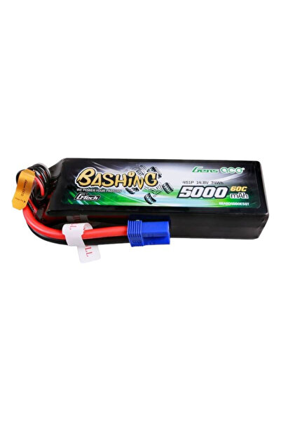 GENS ACE Μπαταρία G-Tech 5000mAh 14.8V 4S1P 60C Lipo, σειρά EC5 Plug-Bashing