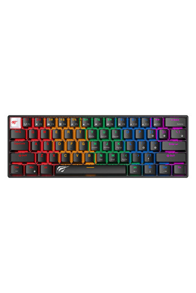 Havit Tastatura KB903L mecanică / gaming RGB cu fir (negru) (QWERTY)
