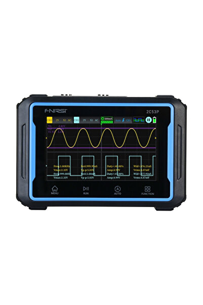 FNIRSI Osciloscop portabil 3 în 1 2C53P 4.3" cu ecran tactil