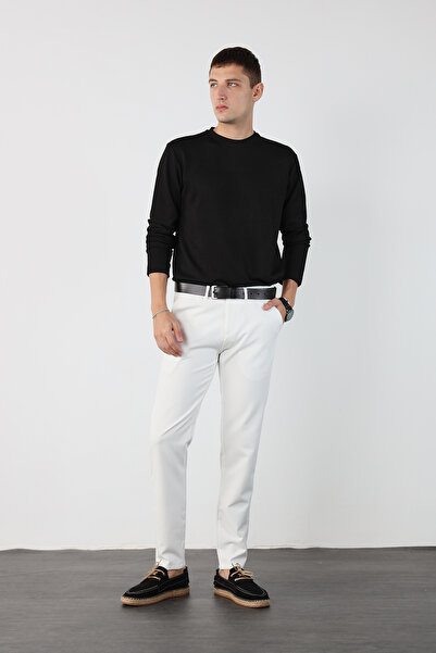 Mesfeno Hidden Waist Elastic Flexible Fabric Slim Fit Pants