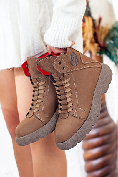 Adım Adım Women's Genuine Leather Extra Comfortable Non-Slip Sole Daily Boots