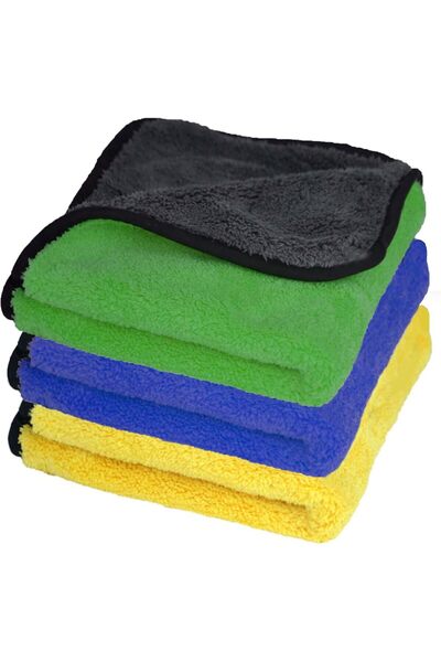 Generic AUTOGUYS 3-pack 900gsm Microfiber Cleaning Towels 40×40 cm (Multicolor)