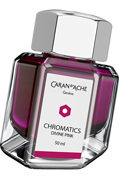 Caran d'Ache Chromatics Divine Pink Calimara cerneala, 50 ml, roz