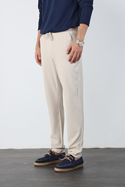 Mesfeno Elastic Waist Flexible Fabric Regular Pants