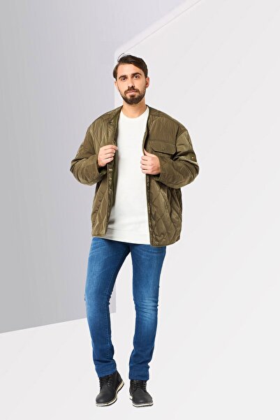 Tommy Hilfiger Men Quilted Bomber jacket, Olive