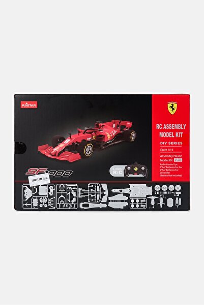 Rastar Scuderia Ferrari 1/16 Scale RC Assembly Model Kit, Red