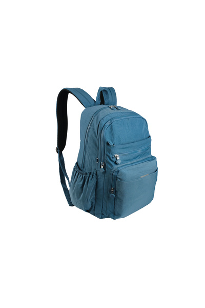 Bagacar 1095 Waterproof Imported Crinkle Fabric School and Daily Backpack with Laptop Compartment