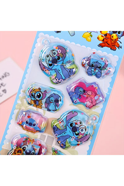 UĞURDAN Lilo Sulu 3D Puffy Sticker (Tekli) Anahtarlıklı – Jel Kabarık Sticker...
