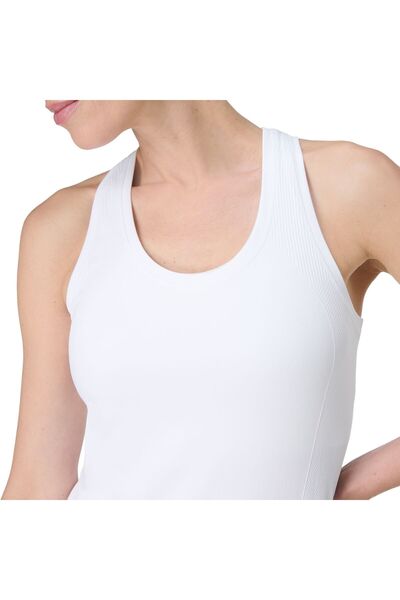 Sweaty Betty Γυναικείο μπλουζάκι γυμναστικής Athlete χωρίς ραφές Workout Tank Λευκό