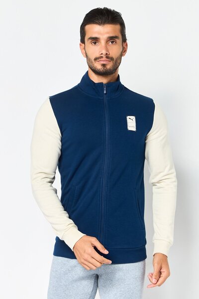 Puma x One8 Men Sportswear Fit Long Sleeve Outdoor Jacket, Multicolor