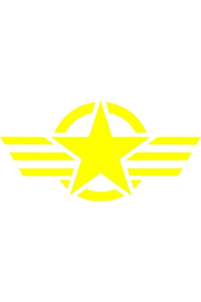 Oracal Sticker auto "U.S army stea'', 20x10cm, galben