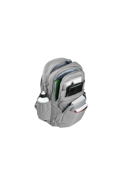 Bagacar 1095 Waterproof Imported Crinkle Fabric School and Daily Backpack with Laptop Compartment