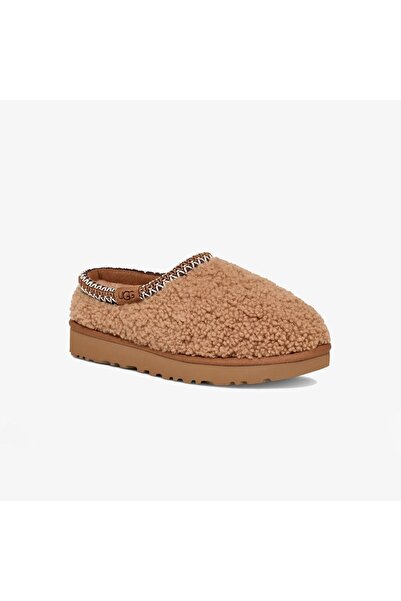 UGG Tasman Maxi Curly Kadın Kahverengi Terlik