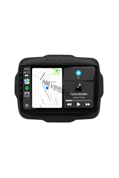 NAVECRON JEEP RENEGADE UYUMLU ANDROID MULTİMEDYA GERÇEK 4/64 KABLOSUZ CARPLAY...