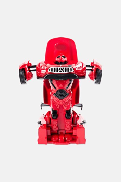 Rastar 1/32 Die Cast 2 in 1 Mercedes-Benz Gt3 Amg Transformable Car Vs Robot, Red
