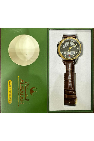 CN The elegant AL SALAH prayer clock combines classic design with modern technology to remind you of prayer times.
