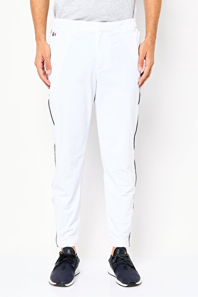 Lacoste Sport Men Sportswear Fit Embroidered Logo Outdoor Sweatpants, Off White