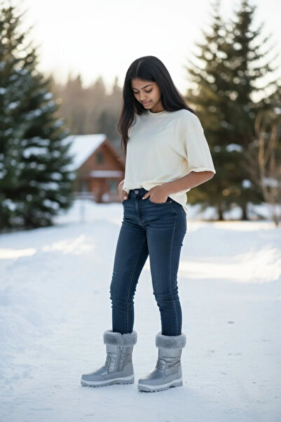 AkınalBella Children's Waterproof Snow Boots