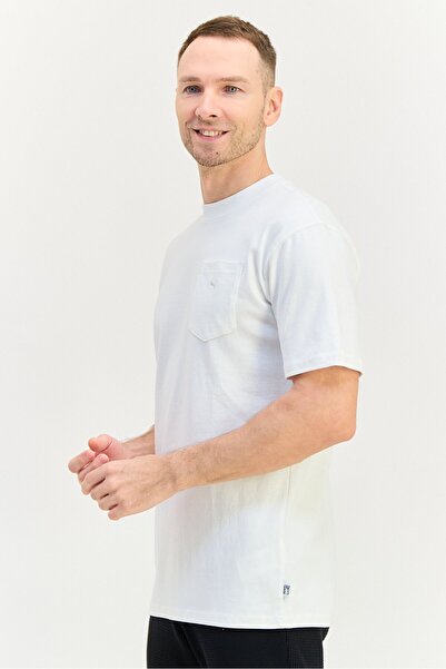 Puma x Select Men Crew Neck Short Sleeve Outdoor T Shirt, White