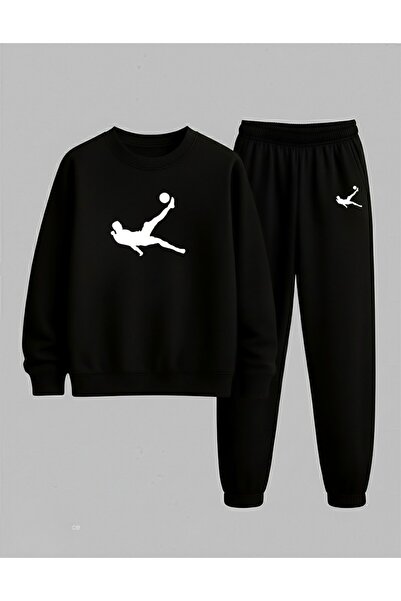 LORVEX Dečaki 'Crew Neck dukserica i trenerka set BICIKL Printed KSNUMKS Thre...