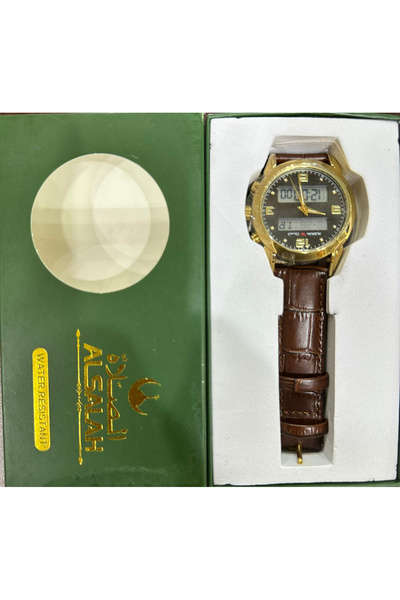 CN The elegant AL SALAH prayer clock combines classic design with modern technology to remind you of prayer times.