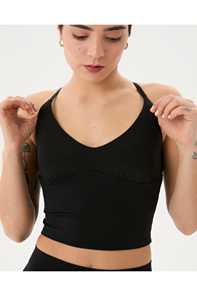 Ayma Active Black Recycled Active Sports Bra
