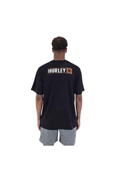 Hurley Ανδρικό μπλουζάκι Corner σε μαύρο χρώμα